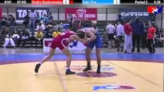 2011 U.S. Open FRI GR 55 KG: Dmitry Ryabchinskiy vs. Tyler Cox 7th Place Match