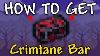 How to Get Crimtane Bar in Terraria | How to craft crimtane bar