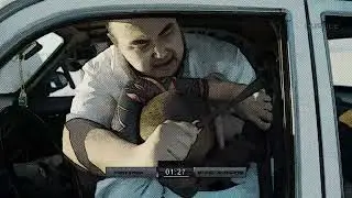 Russian Jiu Jitsu CARJITSU. MMA FIGHT.Пельмень vs Андрей Зайкин.Джиу-джитсу машине cartoonized edit