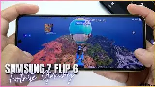 Samsung Galaxy Z Flip 6 Fortnite Gaming test | Snapdragon 8 Gen 3, 120Hz Display