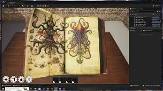 Esoteric Books, adaptation of assets to make a useful readable grimoire in UE5