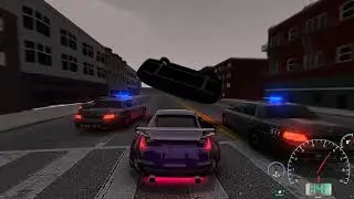 RaceProject VertexKdTree Police Chase AI Like by NFS and New Light Test