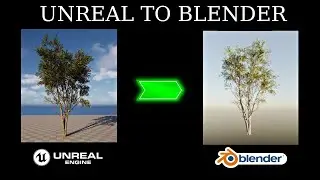 Easy Way to Export Unreal Engine Models to Blender🌿..