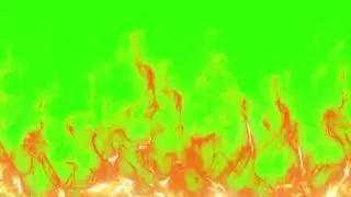 Realistic Flames of Fire Green Screen with sound effect | HD Fire Effects (No Copyright)