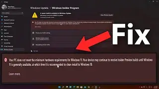 Fix Windows 11 Showing Insider Preview Builds Until Windows 11 is Generally Available