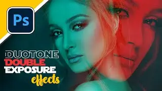 Photoshop Tutorial: Duotone Double Exposure Effect ( Photo Effect )