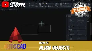 AutoCAD How To Align Objects