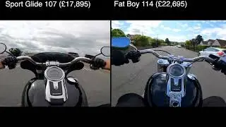 Harley Davidson Fatboy vs Sport Glide 2023 test ride first thoughts