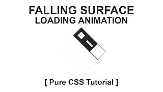 Css Falling Surface Loading Page Animation - Pure Css Tutorial