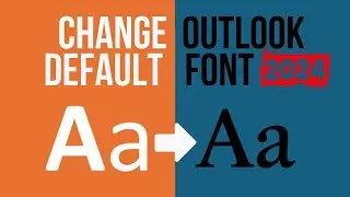 HOW TO CHANGE DEFAULT FONT OUTLOOK 2024 | How to Change Font Size in Outlook Email