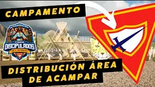 Distribución área de acampar Clubes / Zonas #MiNOP - Camporí UPN 2024