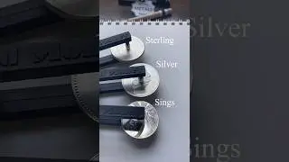 92.5% Silver Sings - Sterling Silver Ping Test
