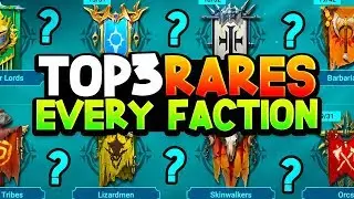 Top 3 Rare Champions In EVERY Faction (Raid Shadow Legends)