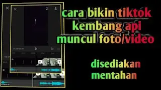 cara bikin tiktok viral kembang api muncul foto