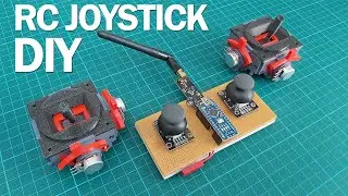 How To Make RC Joystick With Trim For Diy Radio Control. Diy RC Joystick.