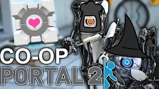 Playing Portal 2 CO-OP for the first time w/ Lance!