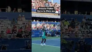 Frances Tiafoe serve in slow-mo 🏷 #tennis #serve #power #tiafoe #bigfoe