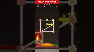 Pizza toppings - one line puzzle | download the game now 