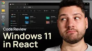 Windows 11 Clone Built in React (Code Review)