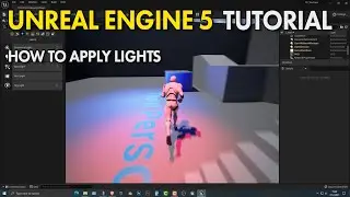 Unreal Engine 5 UE5 Free Tutorial - How To Add In Lights