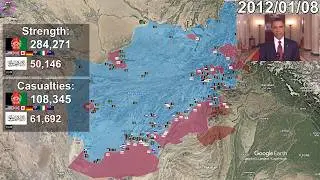 The War in Afghanistan using Google Earth