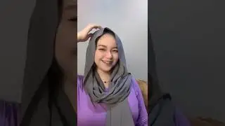 Cewe Hijab baju Ungu jangan sampai lepas - Live Cewe Hijab Gemmmmooy Punel dan Gemesin 