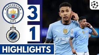 🔵Manchester City vs Club Brugge (3-1) Extended HIGHLIGHTS || UEFA Champions League 24/25!