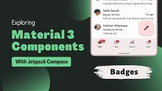 Badge  | Exploring Material Design 3 Components | Jetpack Compose | Android | Kotlin