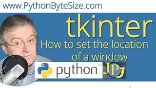 How to set the location of a Python tkinter window