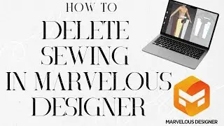 How to Delete Sewing in Marvelous Designer