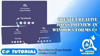 C# Create Creative Icons Preview in Windows Form Application