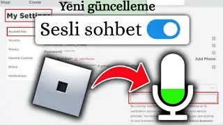 ROBLOX SESLİ SOHBET Nasıl Edinilir (2024) |  Roblox Sesli Sohbet Nasıl Gidilir?