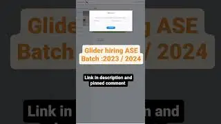 Glider hiring Associate Software Engineer #2023batch #2024batch #hiring #softwareengineer