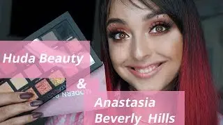 Huda Beauty & Anastasia Beverly Hills. Что же выбрать? Макияж одной из палитр.