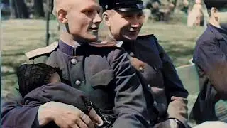 День Победы в Минске и Гомеле, 1947 год. HD 60FPS COLORIZED