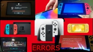 [4K 60FPS] All Nintendo Switch Errors [4 MINUTES!]