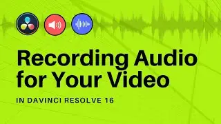 DaVinci Resolve 16: Basics of Recording Audio for Your Video
