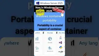 Windows Containers Portability in Windows Server 2025 #WindowsServer2025 #Containers #Portability