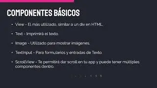 Componentes en React Native
