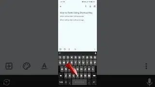 Long press to paste text | Android smartphone | in2Rafi