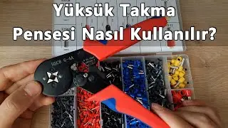 Kablo Yüksük / Terminal Takma Pensesi Nasıl Kullanılır?