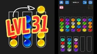 🏅 BALL SORT PUZZLE - Guru Game 🧪 LEVEL 31 🧩 Gameplay Walkthrough