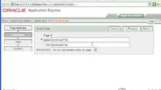 Oracle APEX Tutorial 8 - Up and Downloading Files - Part 2