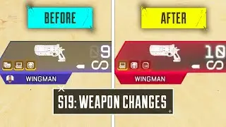 NEW WEAPON Changes Before Vs After - Apex Legends Season 19