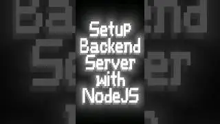 Create Your Own Backend Server with Node.js  🖥️  ☕ #shorts #howto #nodejs #nodejstutorial #devops