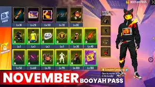 November Booyah Pass 2024 | Next Booyah Pass Free Fire | November month Booyah Pass Free Fire