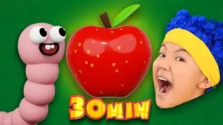 Om-Nom-Nom with Mini DB | Mega Compilation | D Billions Kids Songs