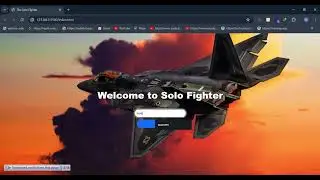 JavaScript Game Development Project | Solo Fighter Jet 2D