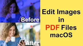 How to Edit Images in PDF Files - macOS Monterey