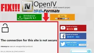 OpenIV Download Fixed!!! [The connection for this site is not secure] 